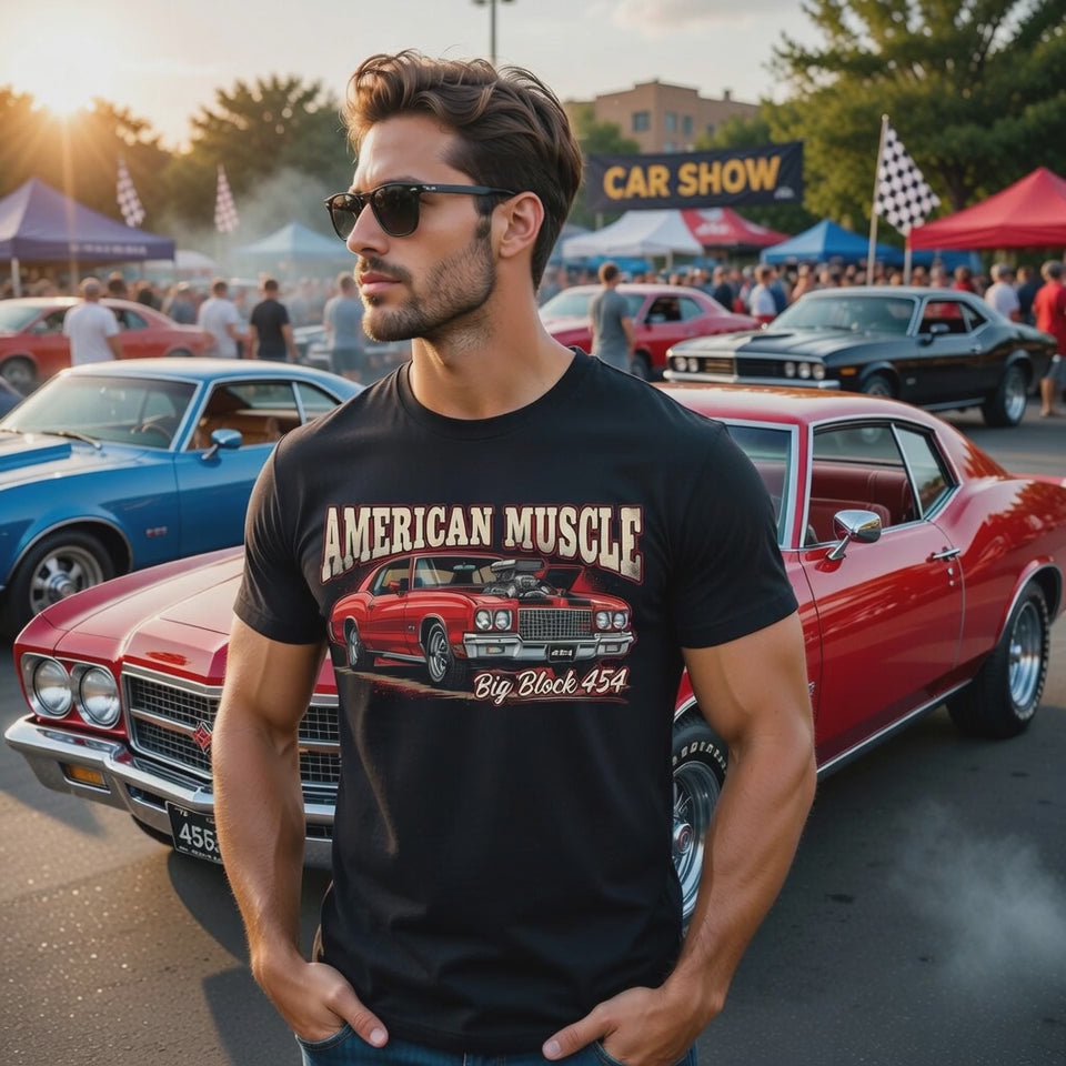 American Muscle Chevy Monte Carlo SS 454 T-Shirt — Classic Car Tee