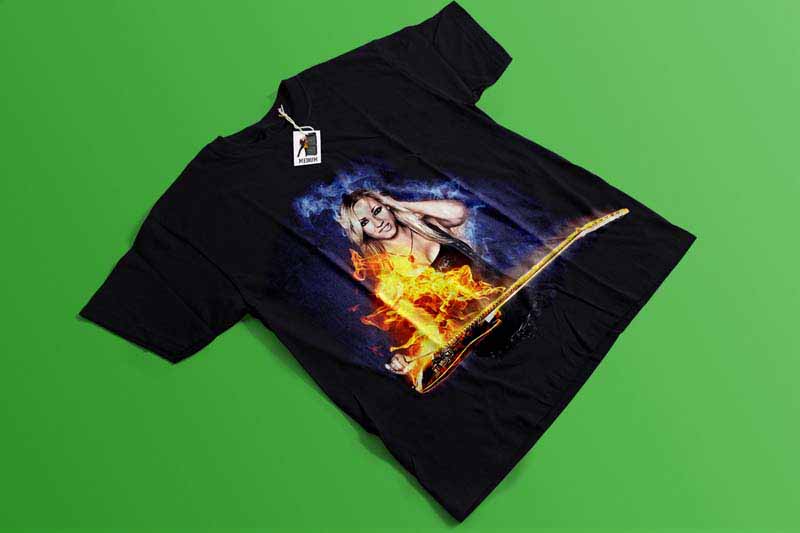 Nita Strauss T-Shirt Design